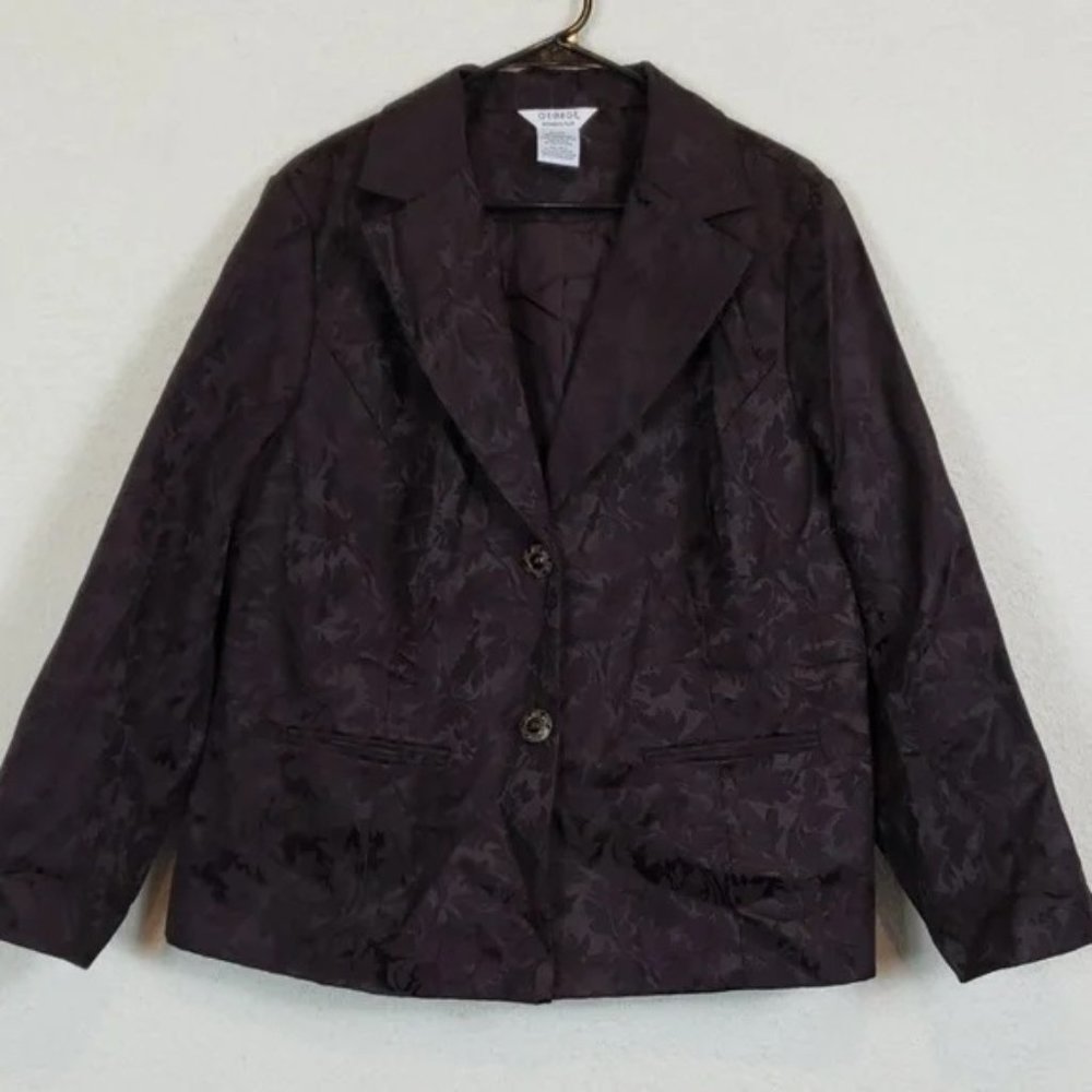 George Brown Jacquard jacket/blazer size 18W-20W